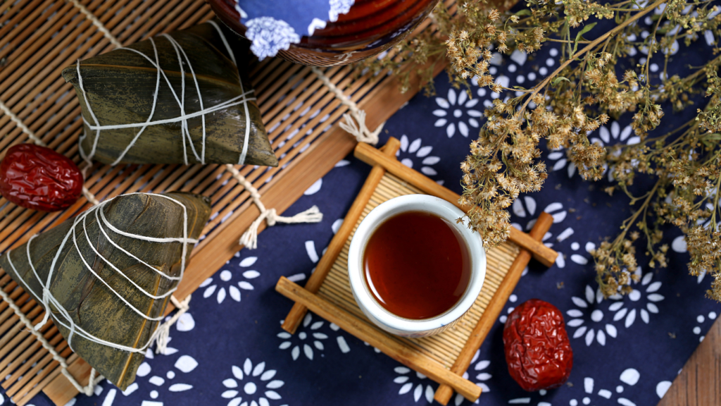 Drinking of Enigmatic Hue of Realgar Wine is an important tradition in the celebration of Dragon Boat Festival